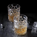 Delisoga Vintage Crystal Glasses | Set of 6