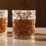 Delisoga Vintage Crystal Glasses | Set of 6