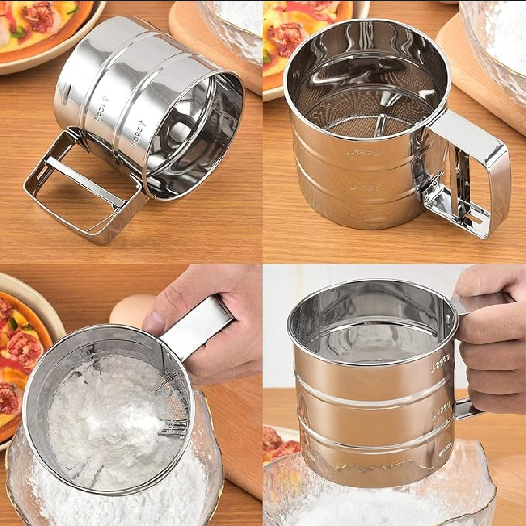 Handheld Stainless Steel Flour Sieve
