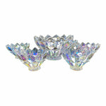 7-Pcs Tinted Glass Modern Desert Ice-Cream Sundae Bowl Set