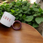 Colorful Round Handle Ceramic Mug – 280ml