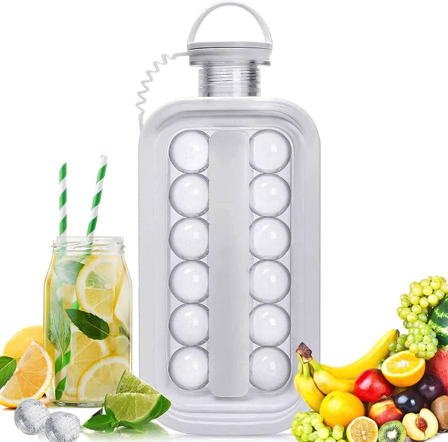 ڈھکنوں کے ساتھ سلیکون آئس ٹرے | آئس کیوب مولڈ | باورچی خانے کے لوازمات