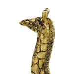 Elegant Gold Giraffe Figurine | Home Décor