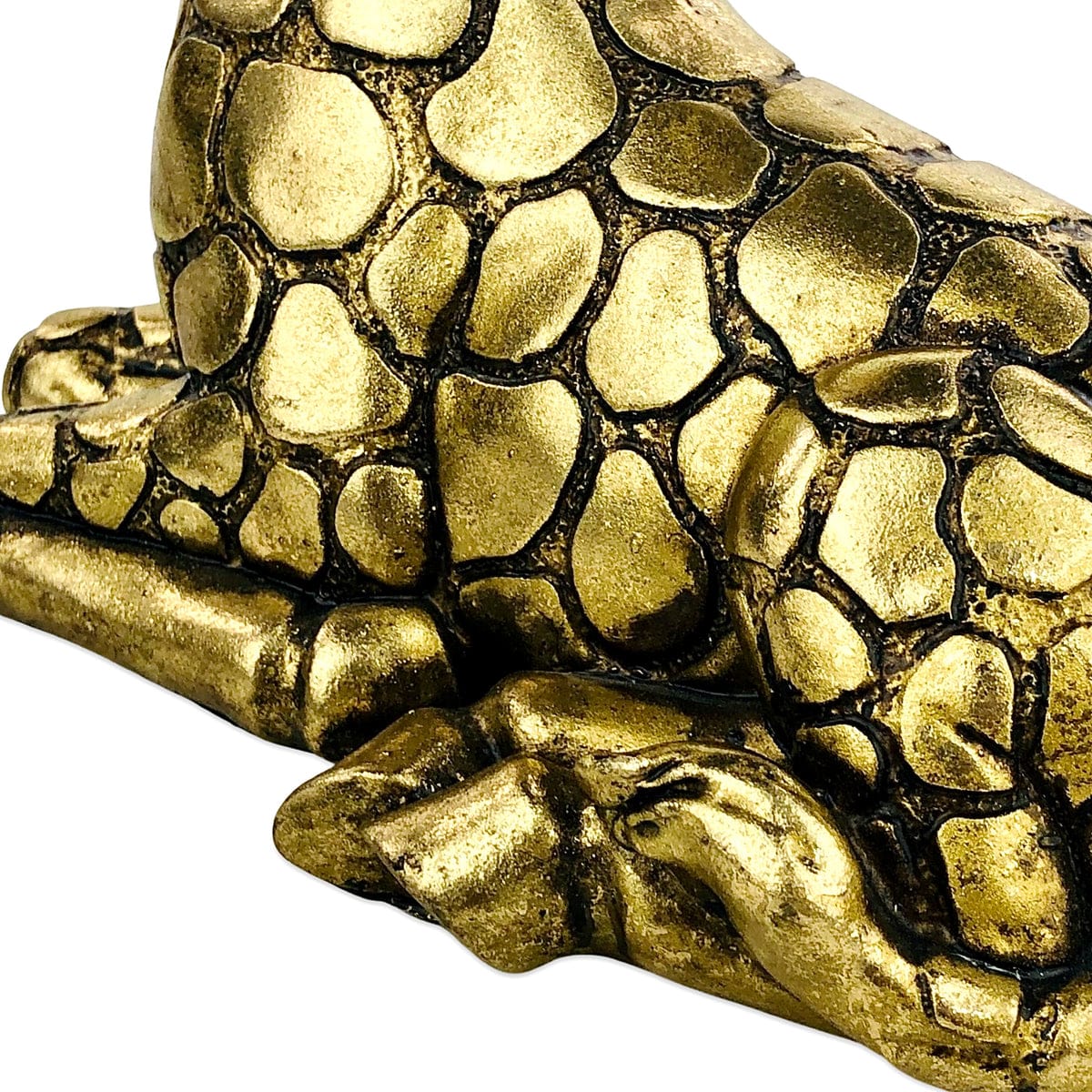 Elegant Gold Giraffe Figurine | Home Décor