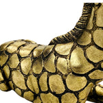 Elegant Gold Giraffe Figurine | Home Décor