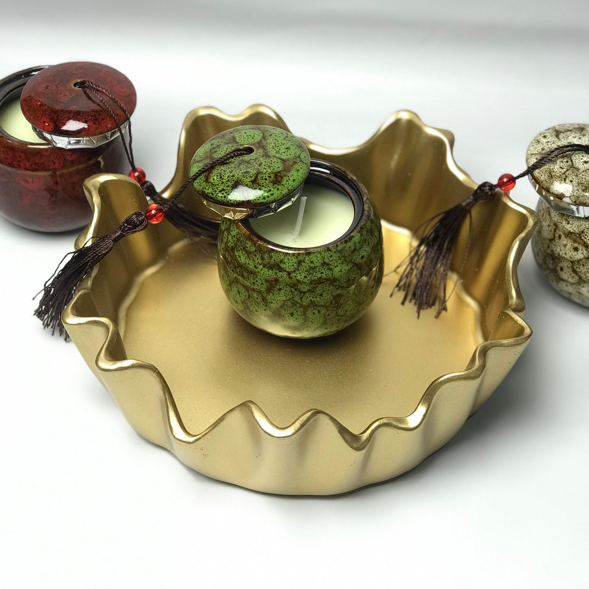 Wavy Trinket Tray | Ceramic Jewellery Tray/Dish