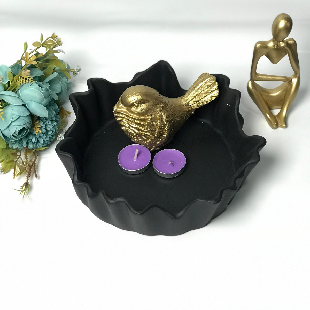 Wavy Trinket Tray | Ceramic Jewellery Tray/Dish