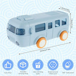 School Bus Water Bottle For Kids With Strap