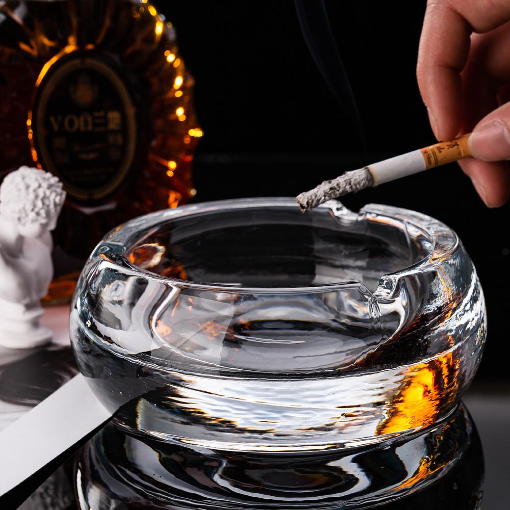 کرسٹل گلاس ایش ٹرے۔