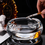 کرسٹل گلاس ایش ٹرے۔