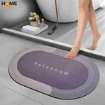 فوری خشک جاذب اینٹی سلپ باتھ روم ڈورمیٹ