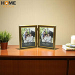 Dual Hinged Tabletop Photo Frame