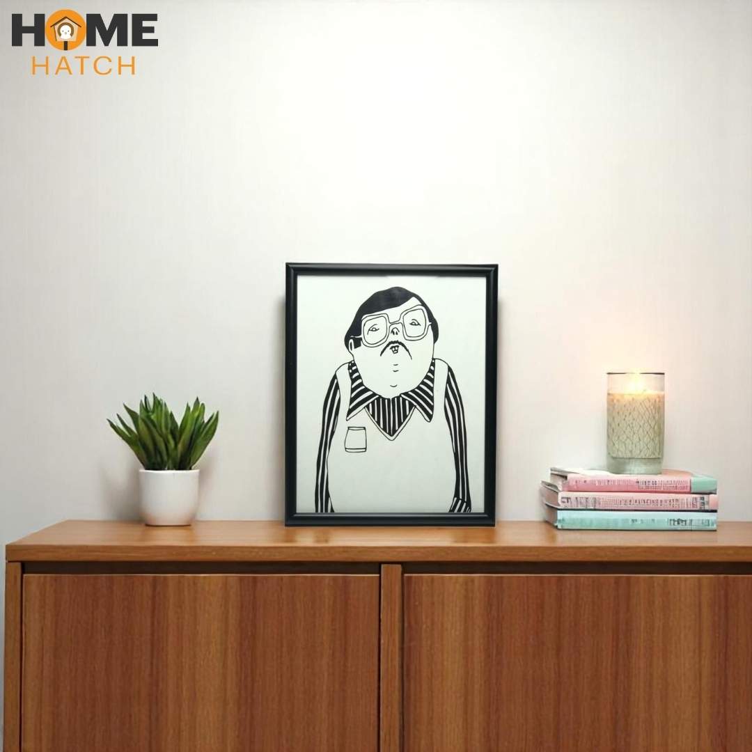 Sleek Black Border Photo Frame