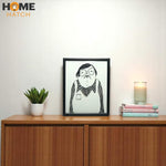 Sleek Black Border Photo Frame