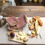 Cloth Covered Bread Basket | Set of 3