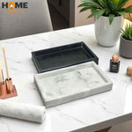 Elegant Rectangular Marble Tray