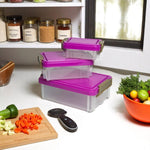 Stackable Smart Storage Box Set – 3 Pcs