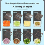 Safe Manual Vegetable Cutter | Onion Slicer, Kitchen Slicer, Potato Slicer | Fruit and Vegetable Slicer