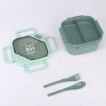 Antlers Printed Lunch Box With Cutlery