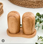 Bamboo Salt and Pepper Shakers | Kitchen Accessories