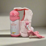 Kids Water bottle flask with fluffy cover