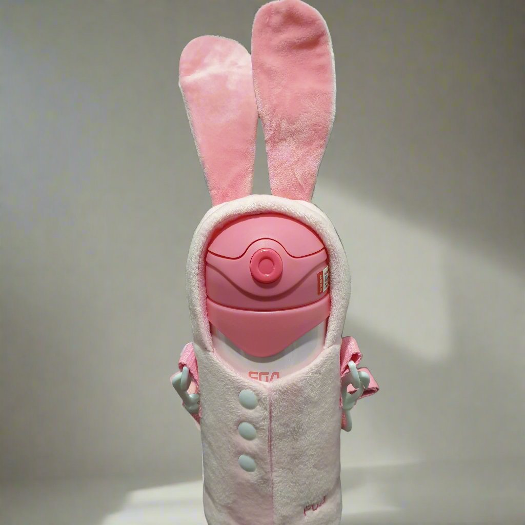 Kids Water bottle flask with fluffy cover