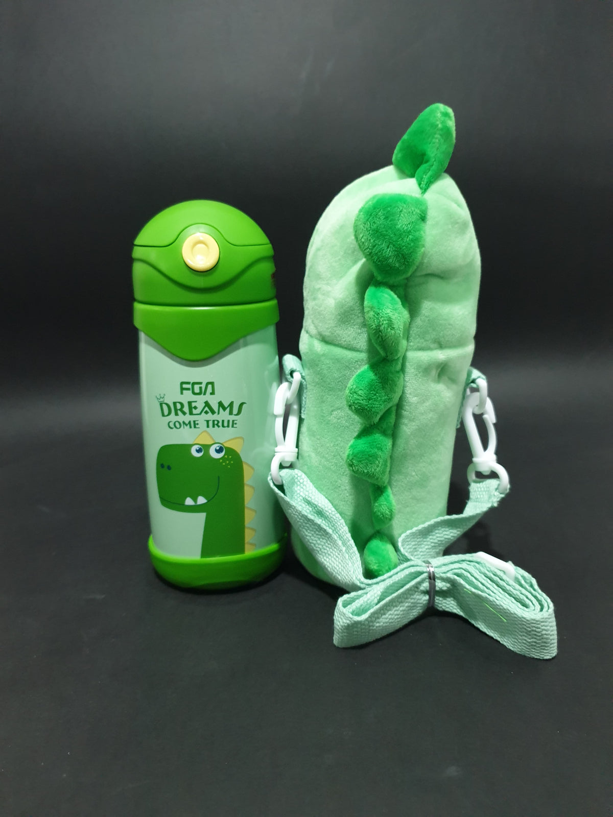 Kids Water bottle flask with fluffy cover