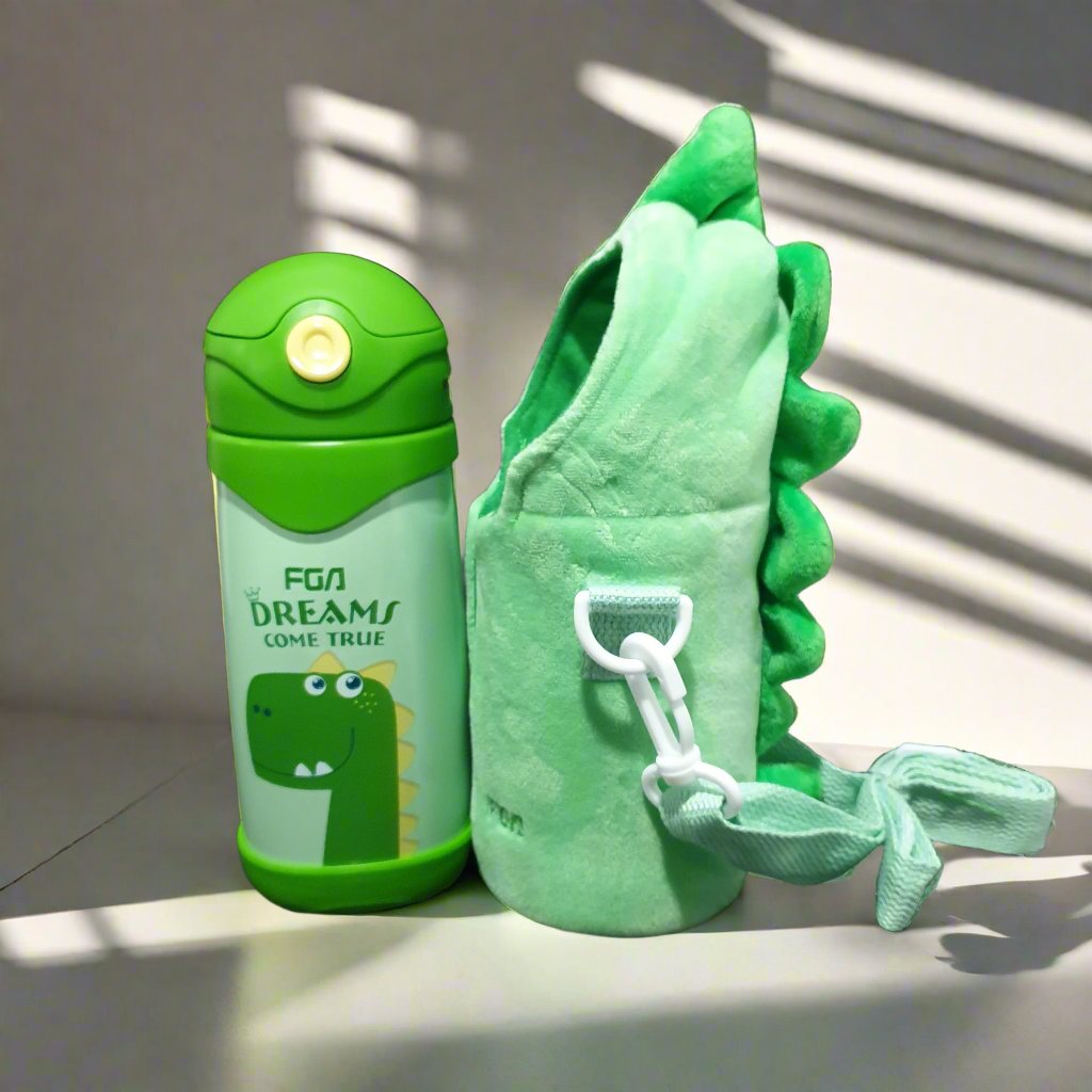 Kids Water bottle flask with fluffy cover