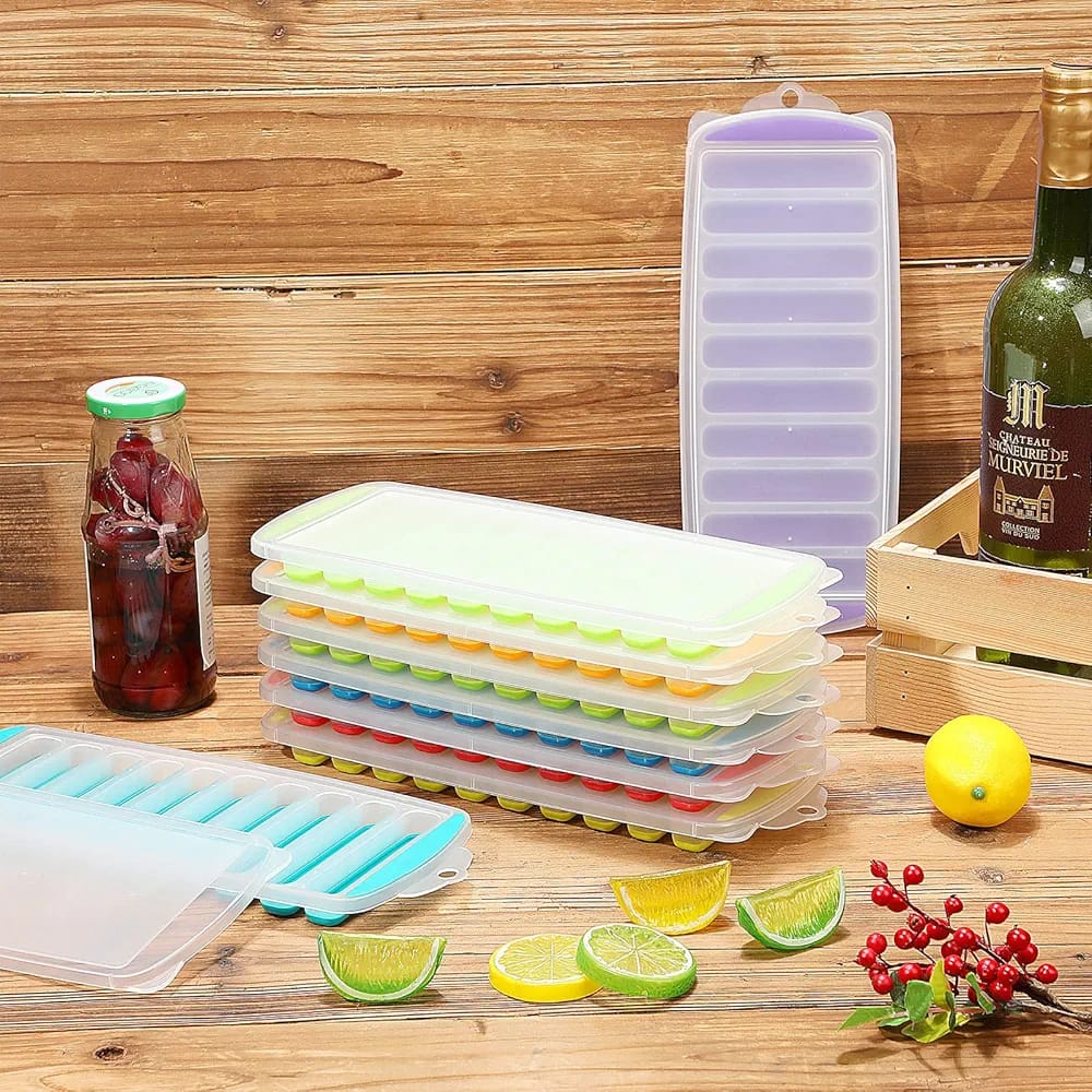 Silicone Narrow Ice Stick Cube Tray Easy Pop Out