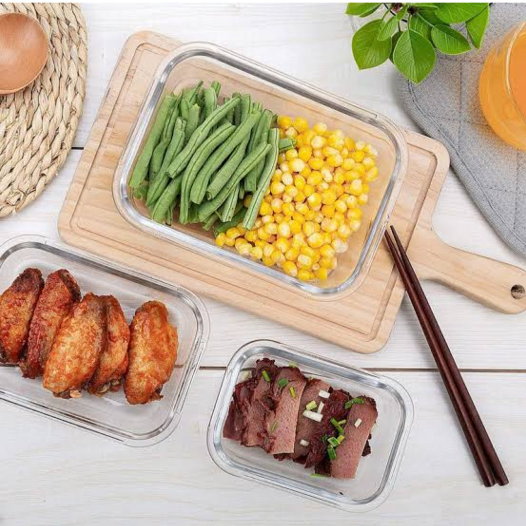 Delisoga Premium Glass Food Storage Containers | Meal Prep & Kitchen Organization