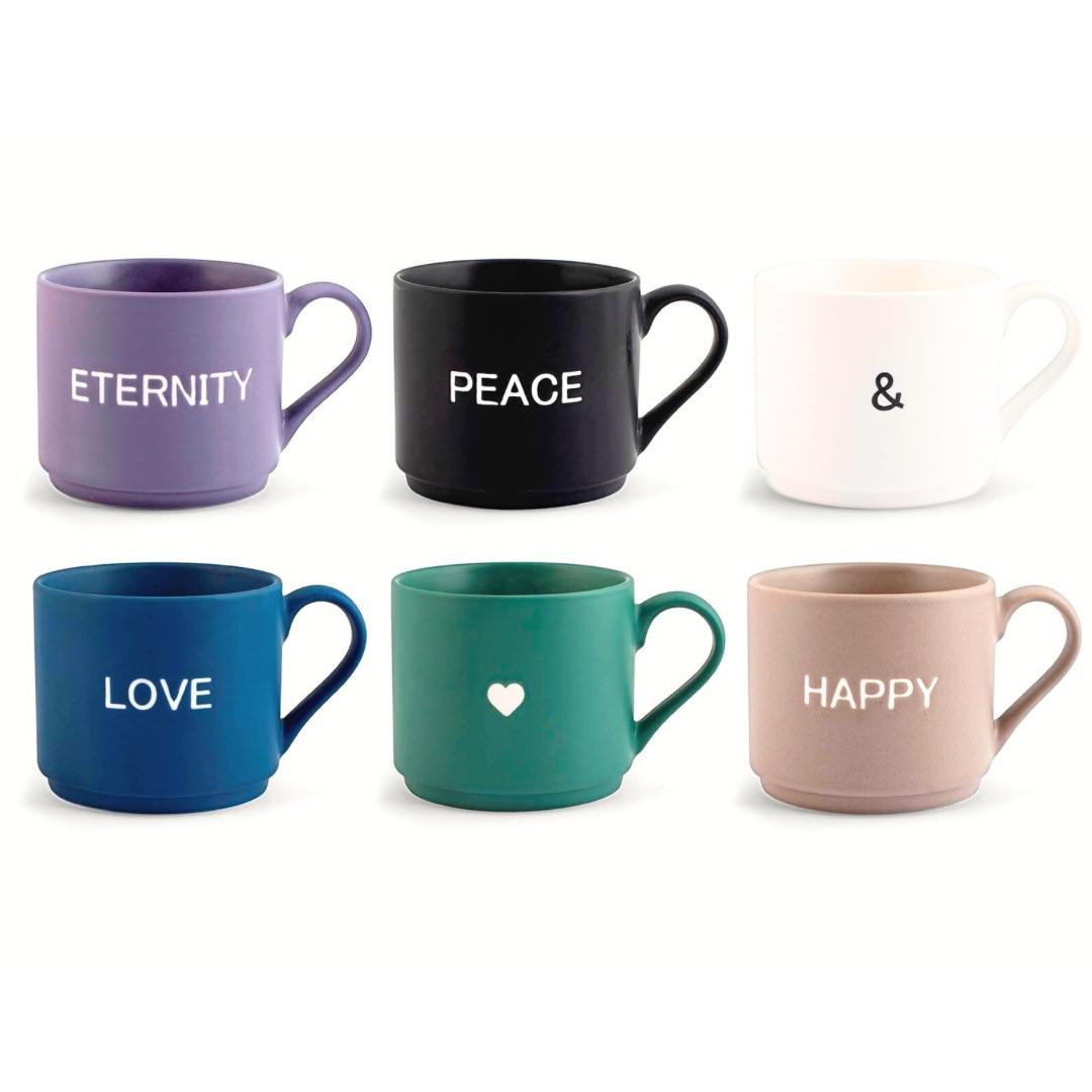 Minimalist Elegant Matte Finish Tea Cups