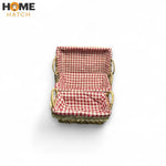 Cloth Covered Bread Basket | Set of 3