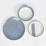 Patterned Ethnic Porcelain Plates - 18 Pieces | Kitchen & Dining