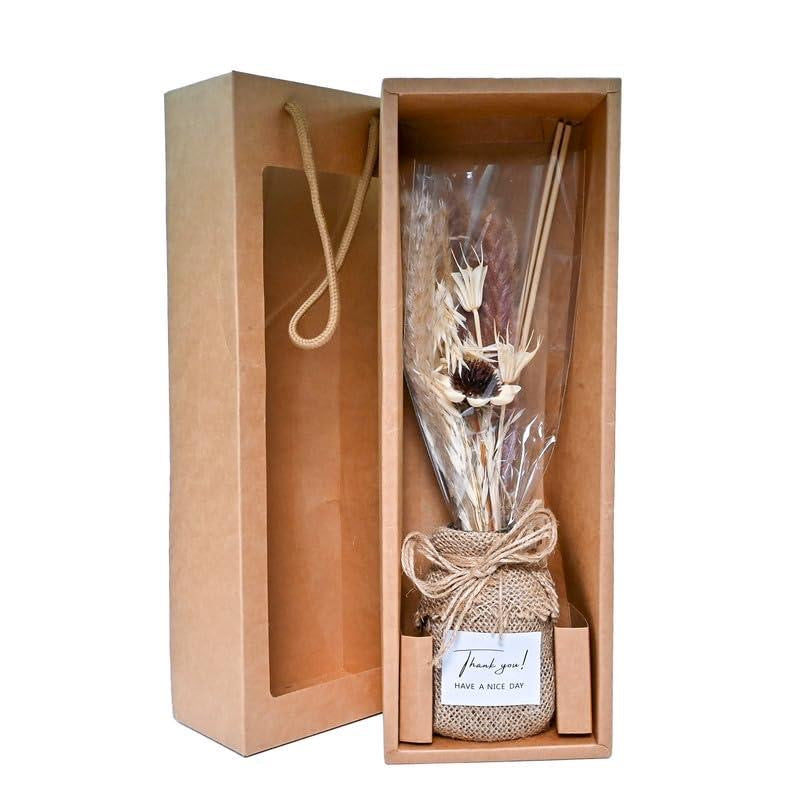 Artificial Dried Flower in a Jute wrapped Jar | Pots & Vases Gift