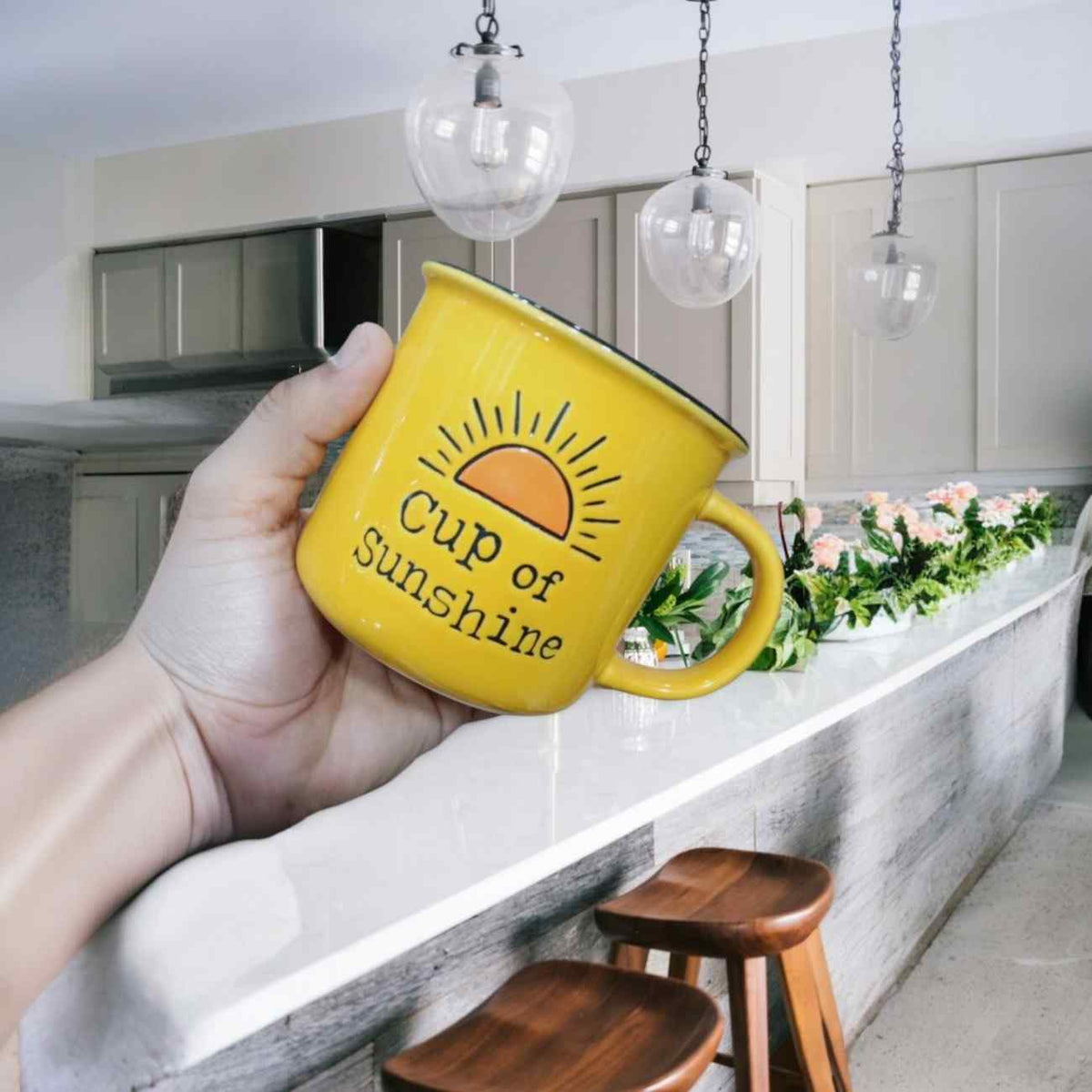 Cup of Sunshine – Yellow Ceramic Tea & Coffee Mug