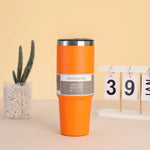 Vacuum Flask & Tumbler with Straw, Insulated Stainless Steel