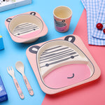 5pcs Kids Serving set | Children Food Supplement Tableware