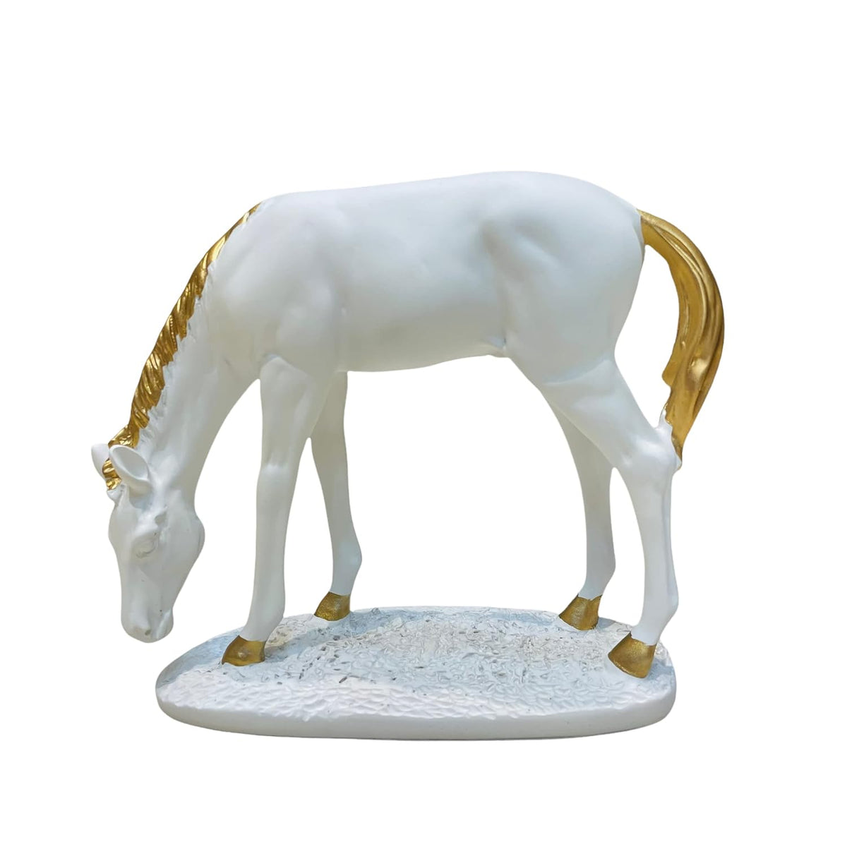 Grazing Horse Statue Figurine | Home Décor