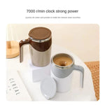 Magnetic Coffee Mug – 380ml Automatic Stirring Mug