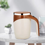 Magnetic Coffee Mug – 380ml Automatic Stirring Mug