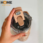 Sitarayuri Floral 40oz Stainless Steel 900ml Tumbler with Handle & Straw – Leakproof & Travel Friendly