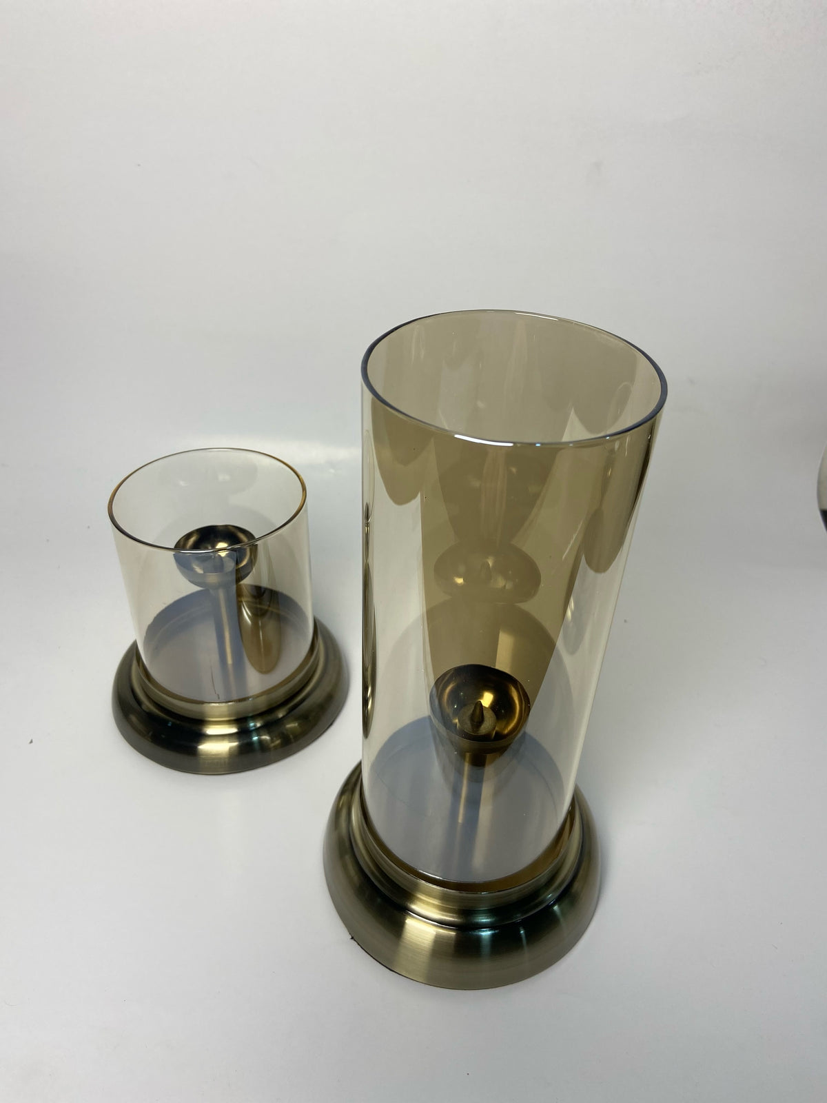 Noric Iron Art Glass Candle Holder Stand | Home Décor