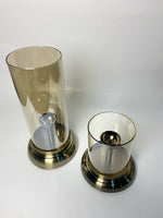 Noric Iron Art Glass Candle Holder Stand | Home Décor