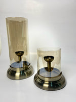 Noric Iron Art Glass Candle Holder Stand | Home Décor