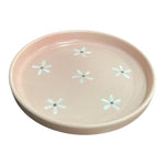 Pastel Colored Flower Print Bonita Platter Plates - 8.5"