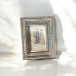 Elegant Gemstone-Embellished Vintage Picture Frame | Home Decor