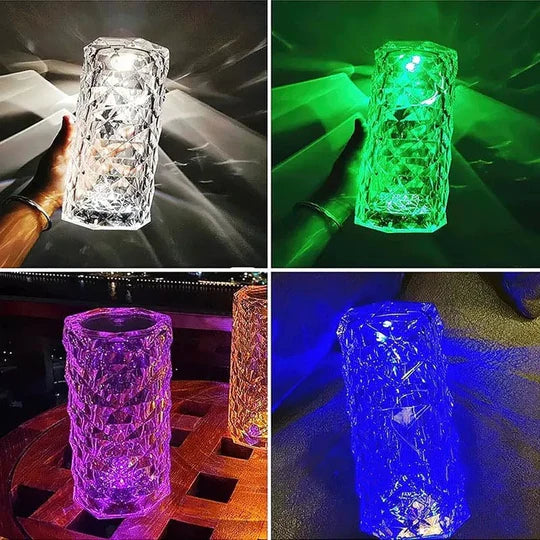 Led Diamond Crystal Touch Lamp | Multi Colour Changing Lamp