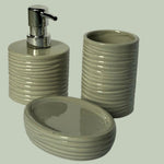 Squished Design Bath Set - 3pcs | Bathroom Accessories