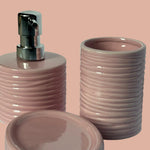 Squished Design Bath Set - 3pcs | Bathroom Accessories