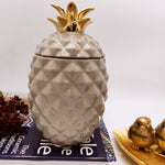 Ceramic Pineapple Airtight Candy Jar | Center Piece - HomeHatchpk